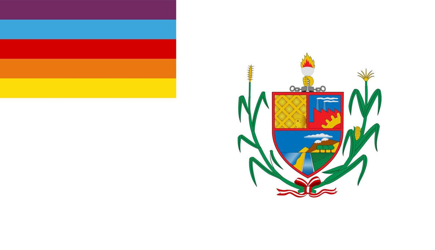 huancavelica van la libertad. Peru. vector illustratie.