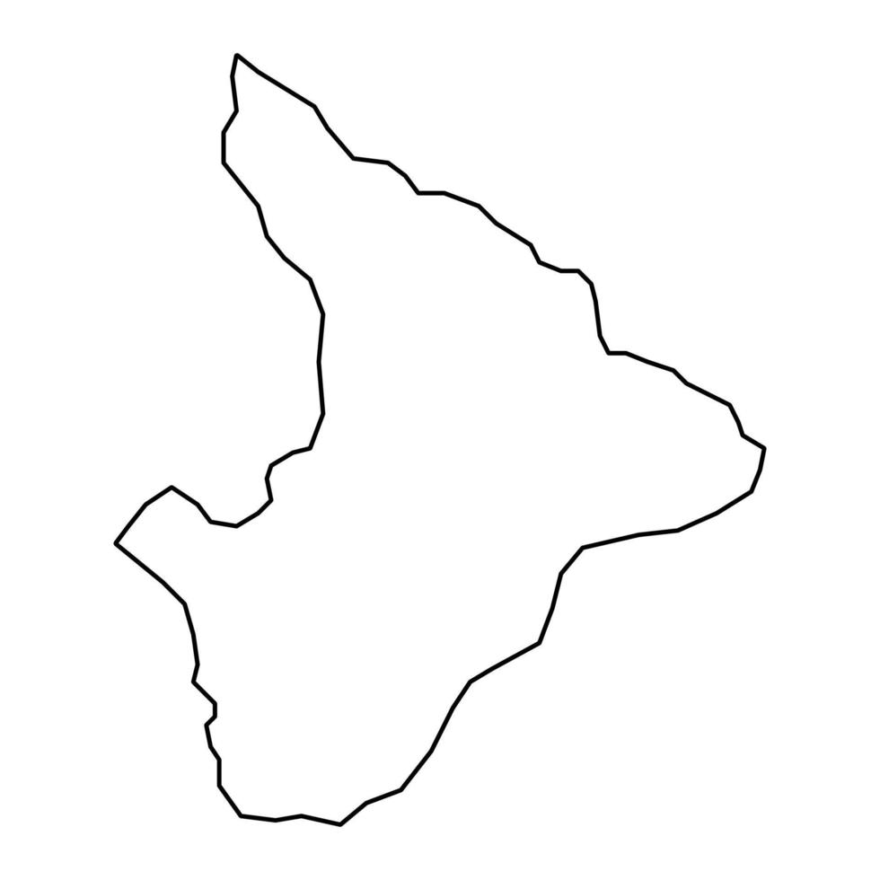 sergipe kaart, staat van Brazilië. vector illustratie.
