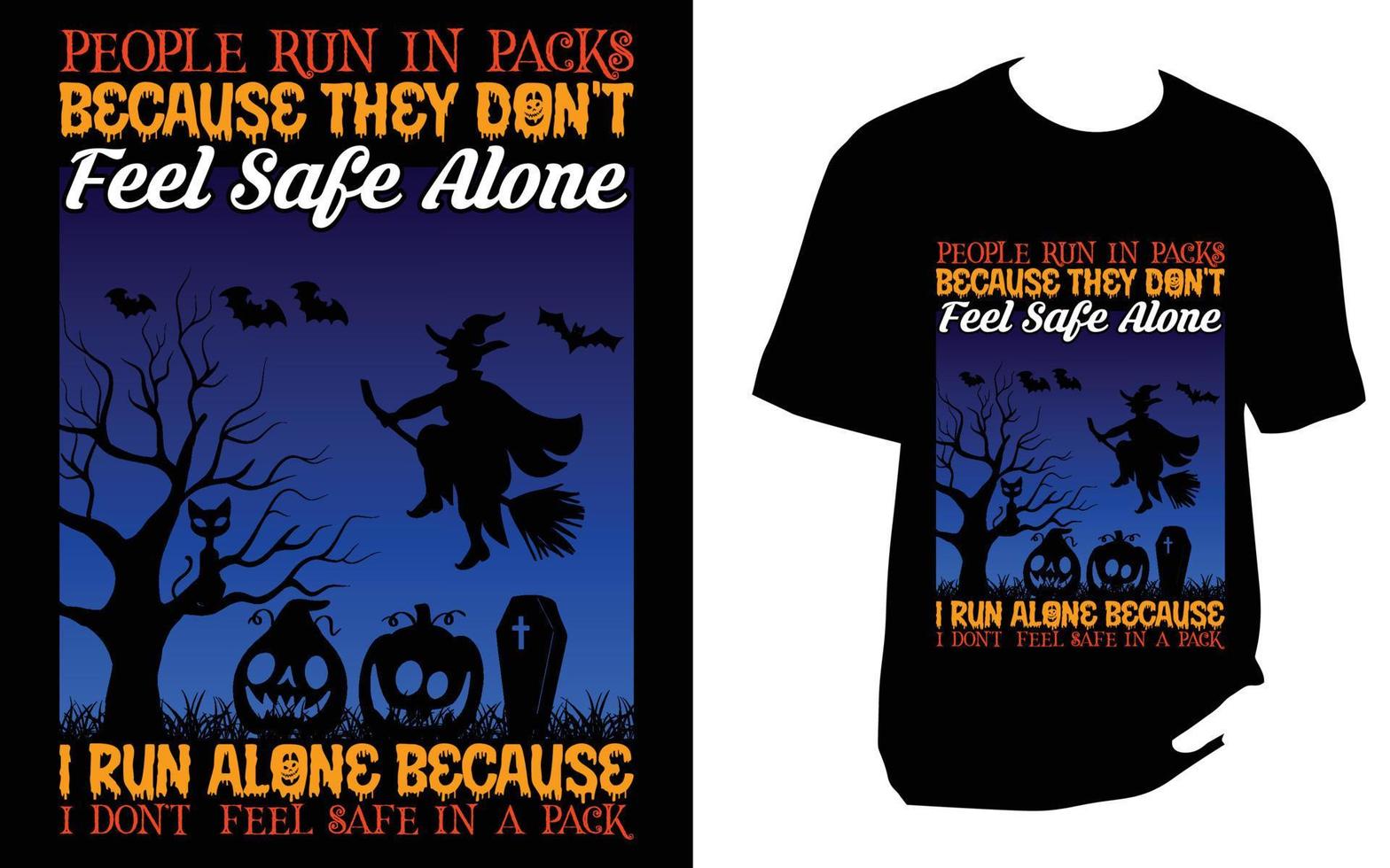 halloween t-shirt ontwerp vector