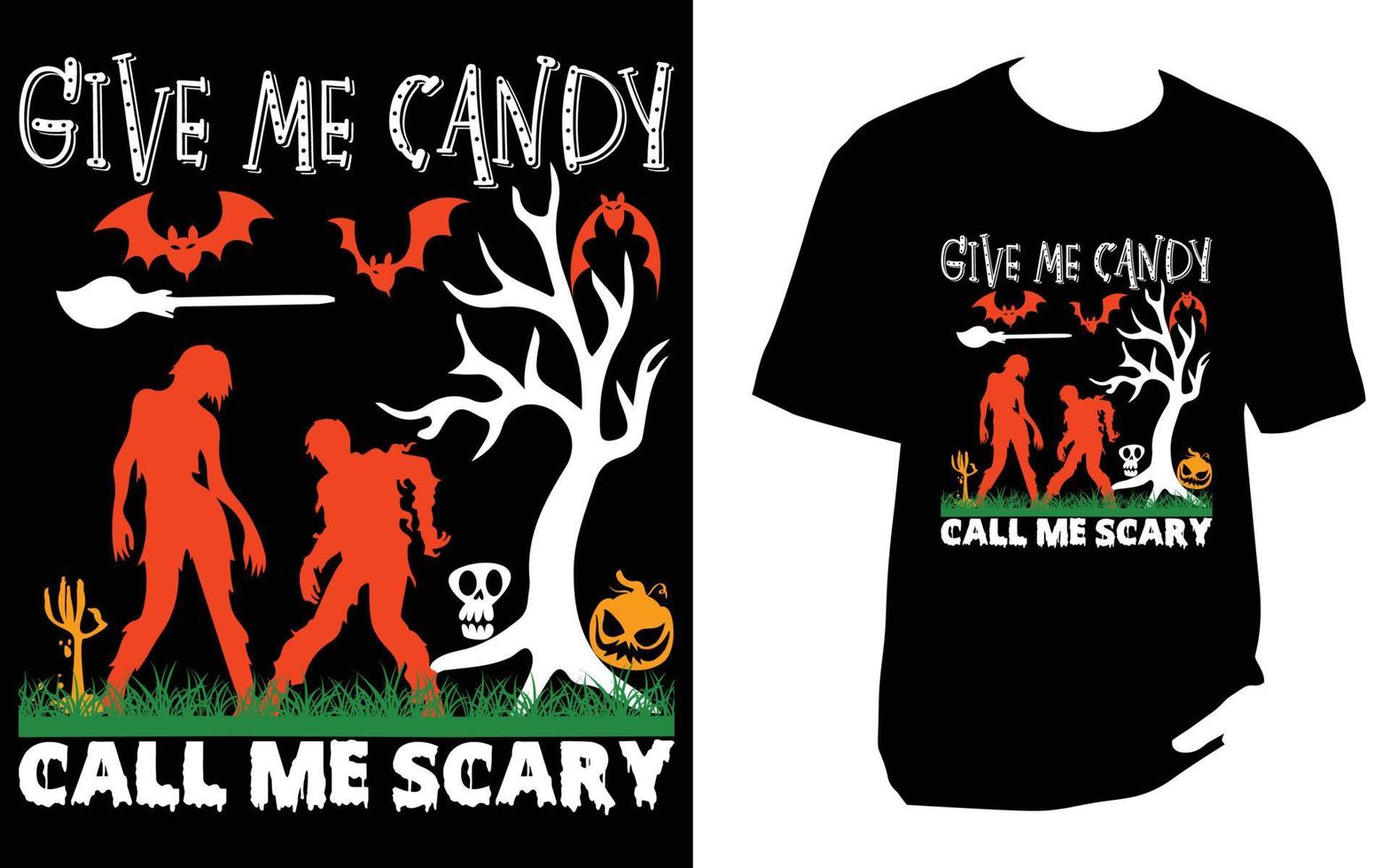 halloween t-shirt ontwerp vector