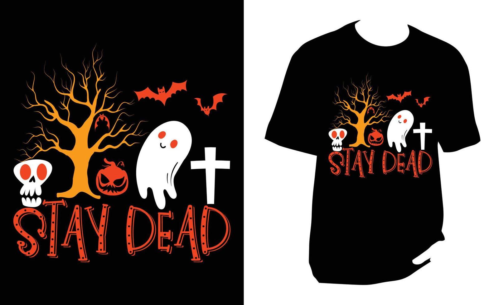 halloween t-shirt ontwerp vector