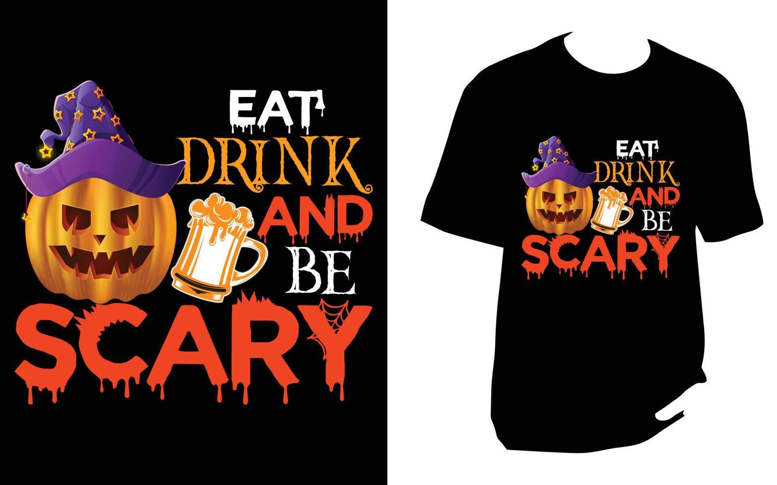 halloween t-shirt ontwerp vector