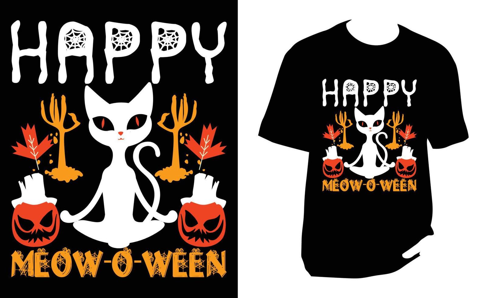 halloween t-shirt ontwerp vector