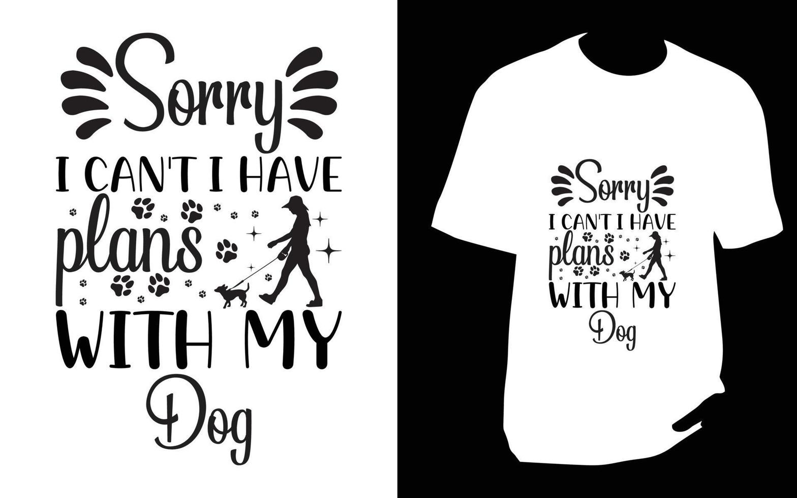 honden t-shirt ontwerp vector