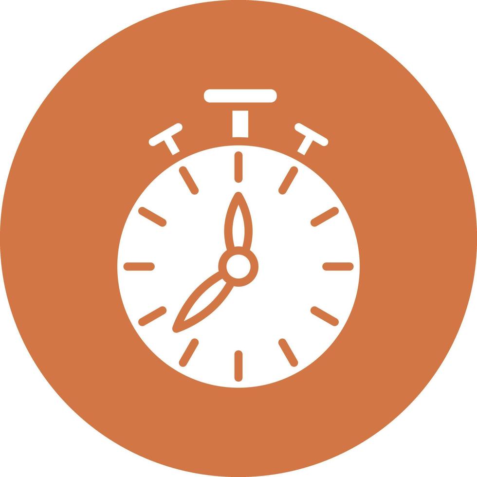 stopwatch-pictogramstijl vector