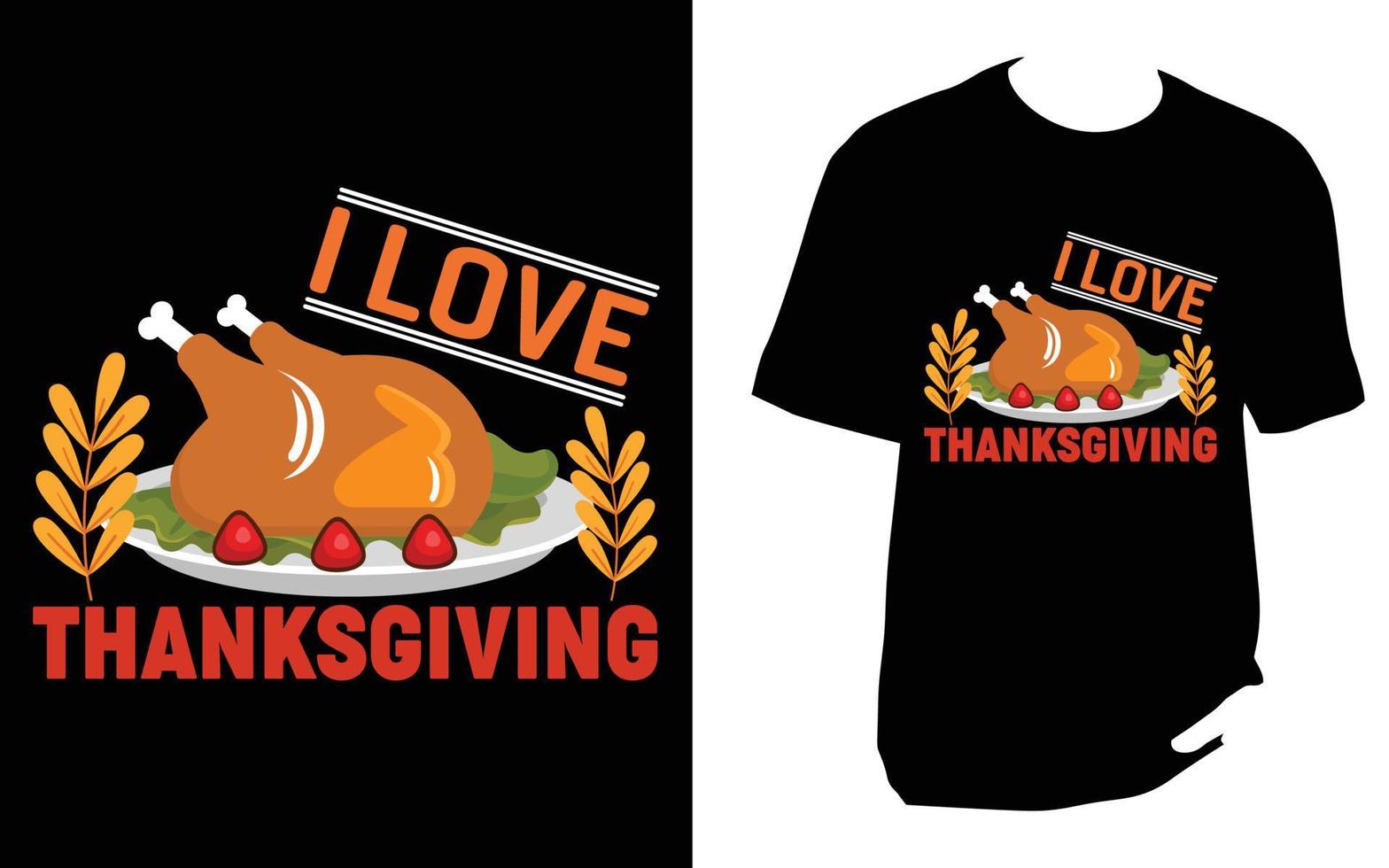 Thanksgiving t-shirt vector