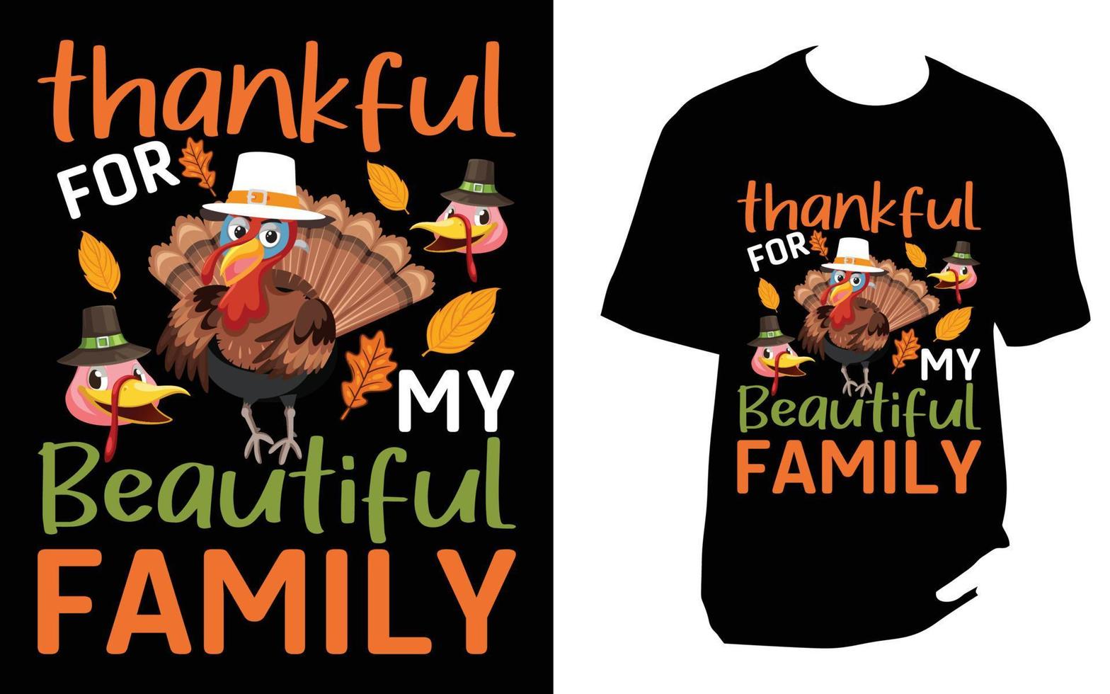 Thanksgiving t-shirt vector