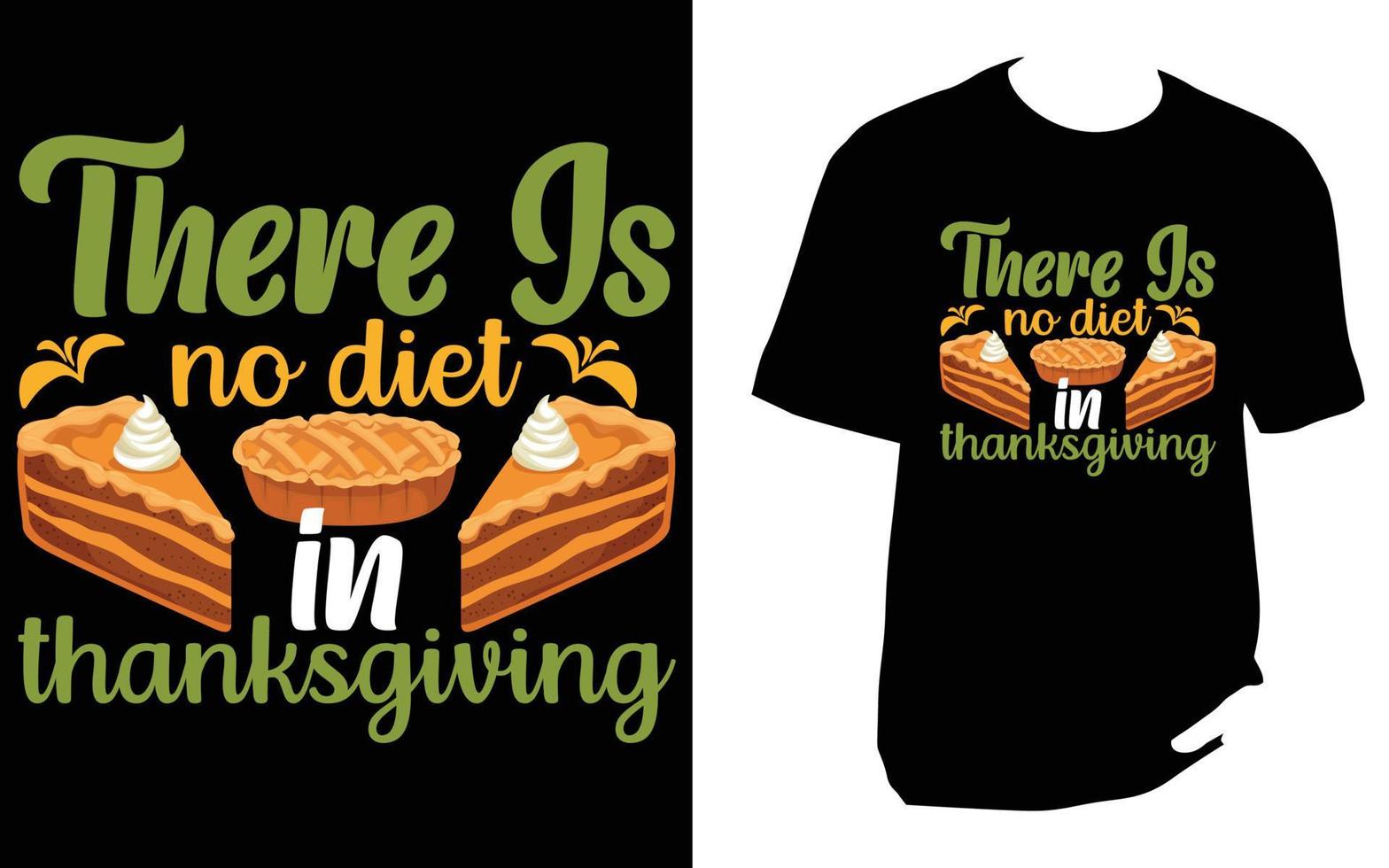 Thanksgiving t-shirt vector