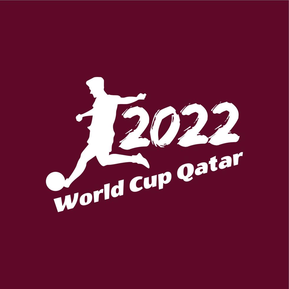 wereld kampioenschap 2022. Amerikaans voetbal wereld kop 2022, qatar wereld kop 2022 voetbal kampioenschap. vector