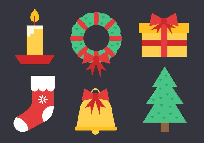 Gratis Vector Christmas Elements