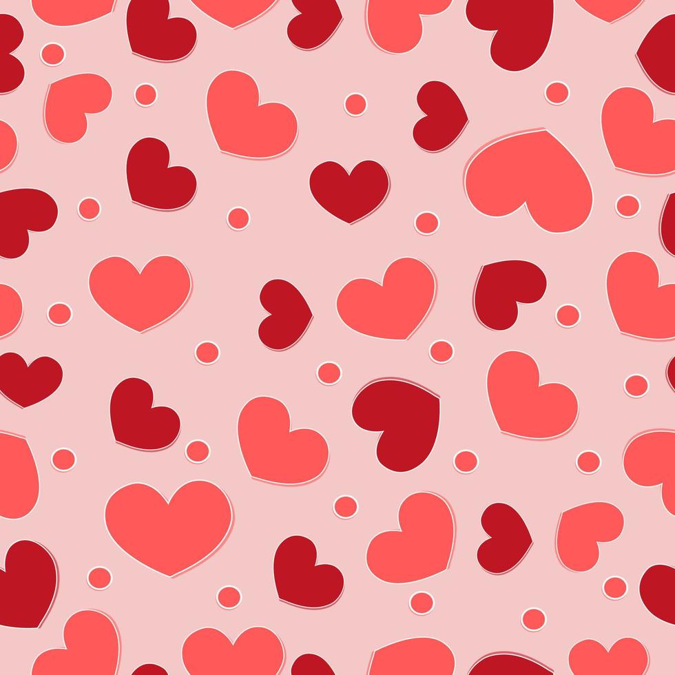 schattig harten naadloos patroon,achtergrond,geweldig voor valentijnsdag dag, moeders dag vector