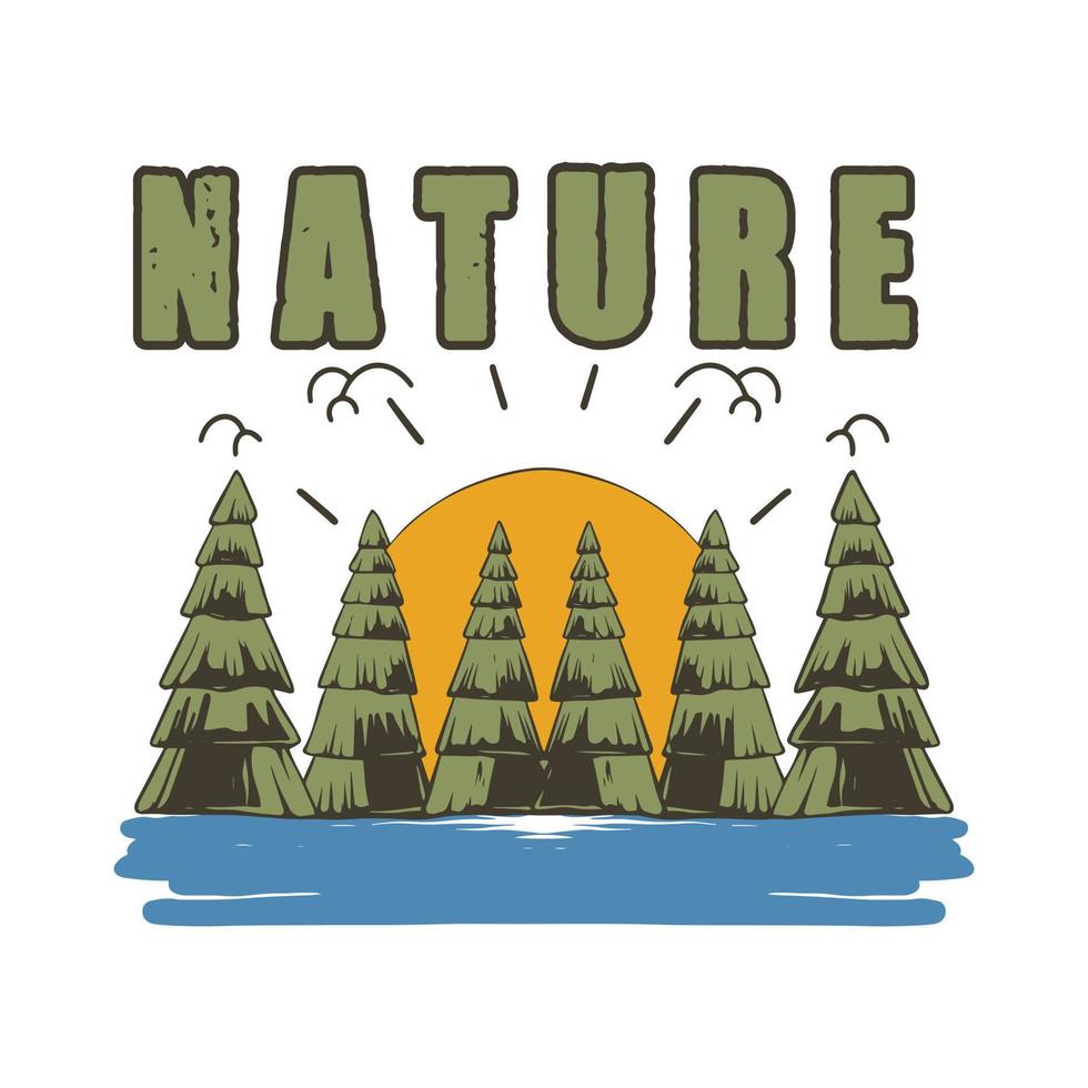 mooi natuur illustratie vector