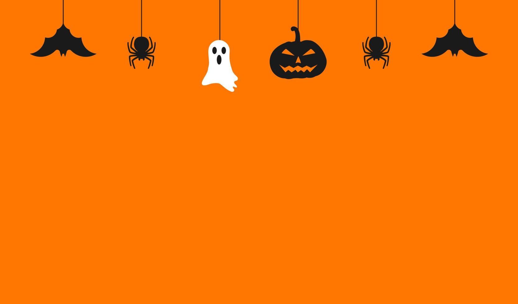 spookachtig halloween achtergrond illustratie vector