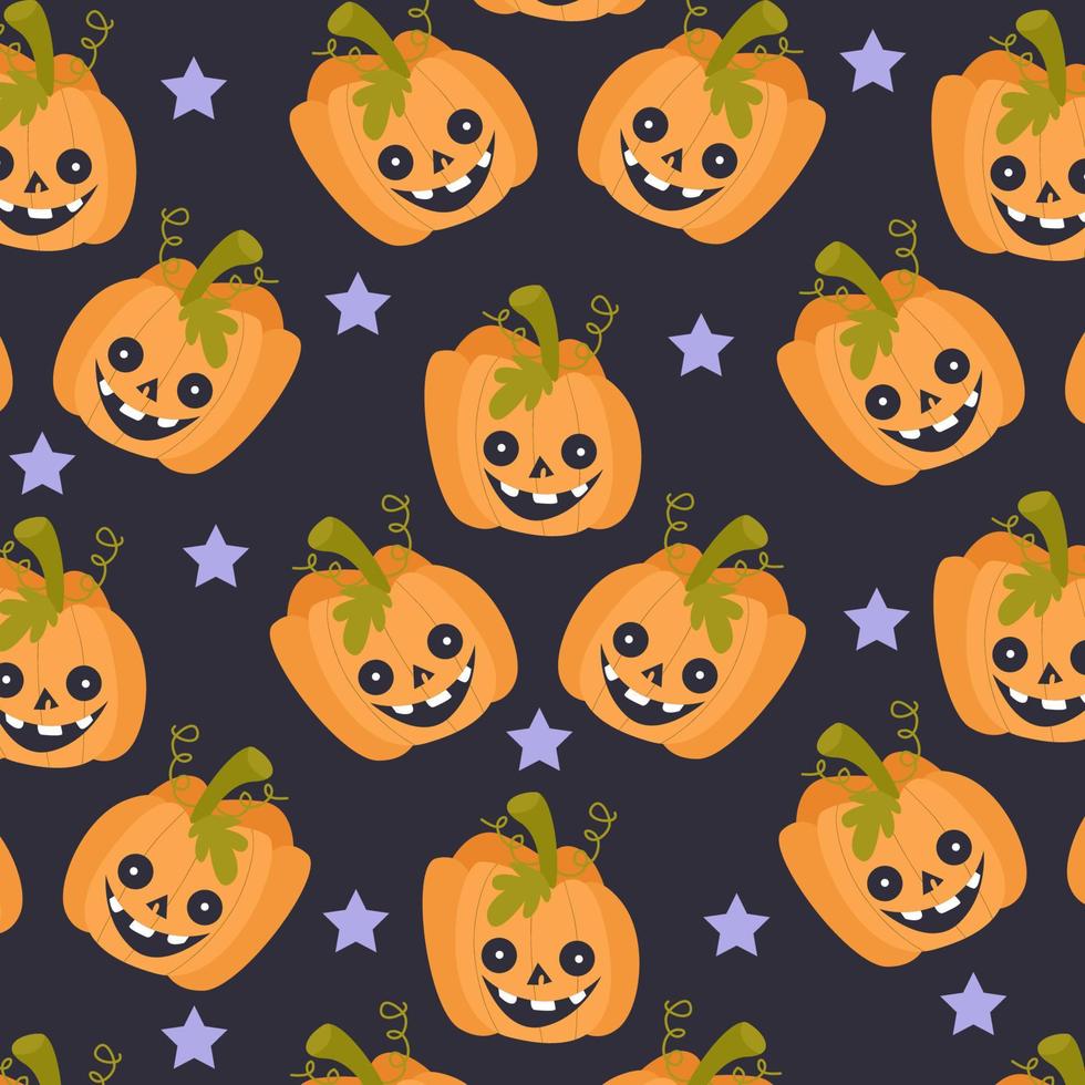 naadloos patroon met halloween perfect voor omhulsel papier vector