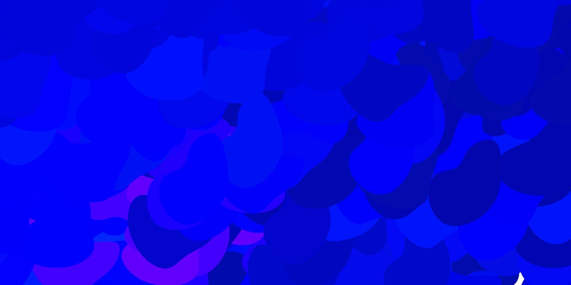 donkerblauwe vectorachtergrond met willekeurige vormen. vector