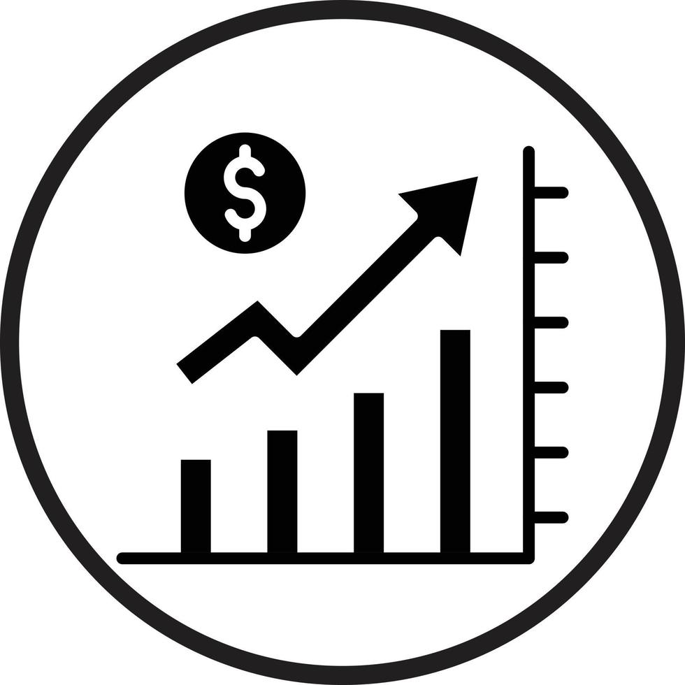 pictogramstijl inkomsten vector