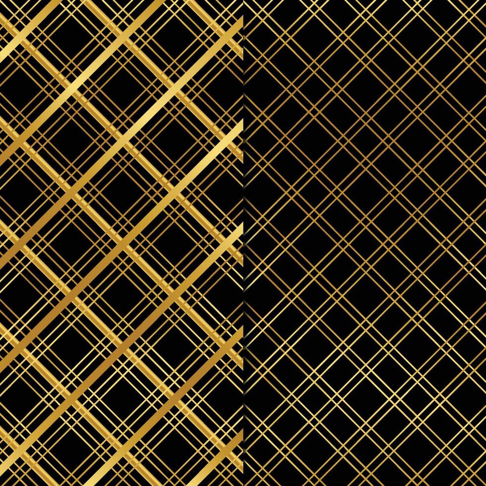 goud en zwart naadloos patroon vector