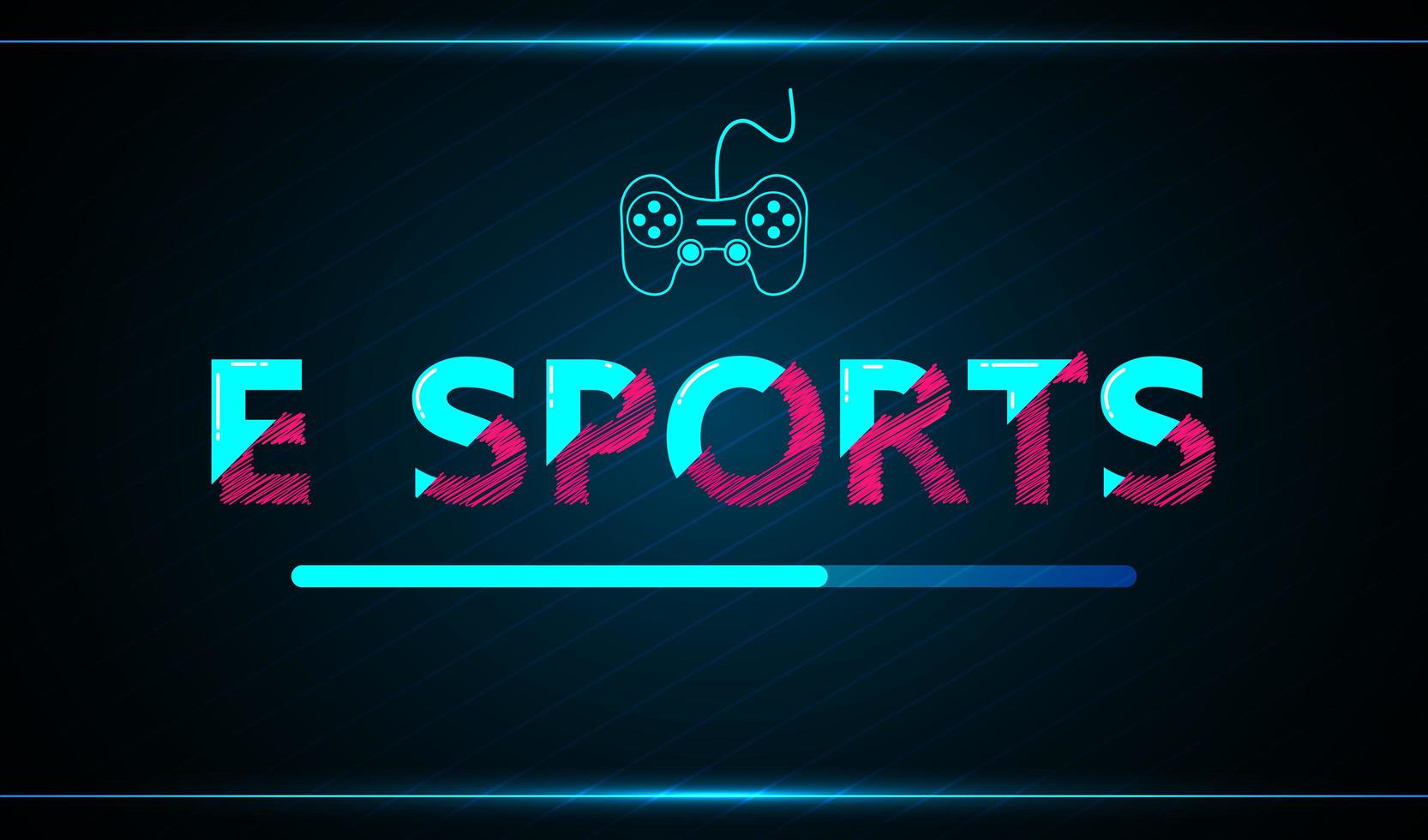 e-sports abstract technologie game-ontwerp vector