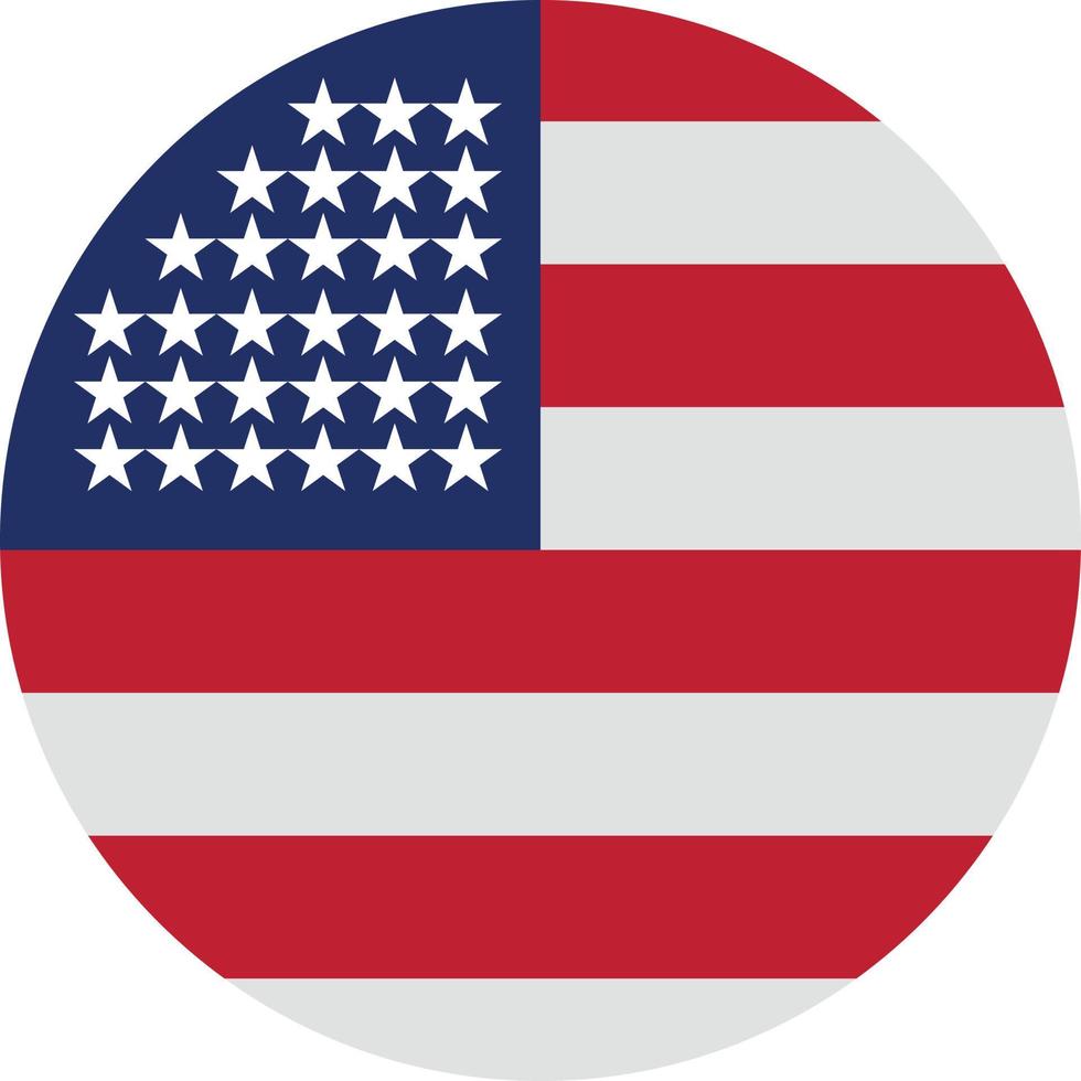 Amerikaans vlag dankzegging Verenigde Staten van Amerika vlak kleur icoon vector icoon banier sjabloon