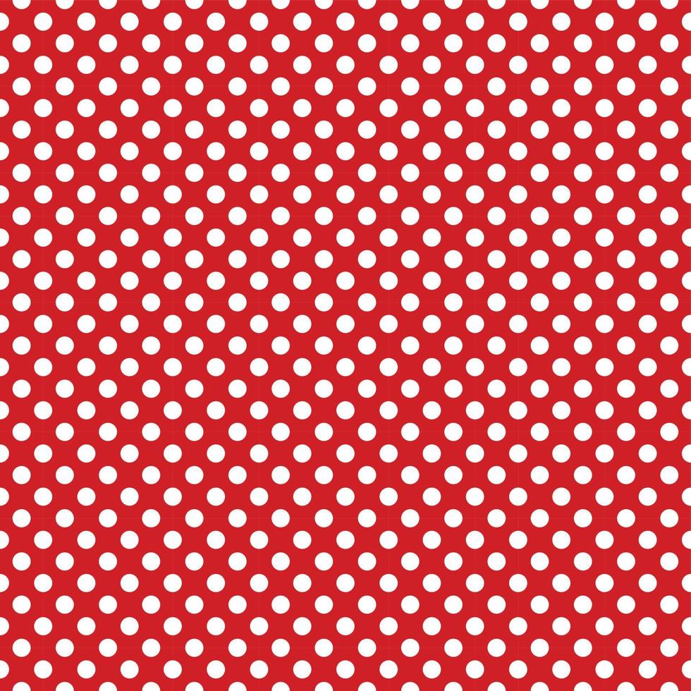 wit polka dots Aan een rood achtergrond.naadloos patroon.abstract behang of structuur voor omhulsel papier of decoratie.stof doek.klassiek banier of oppervlakte.vintage concept.vector illustratie. vector