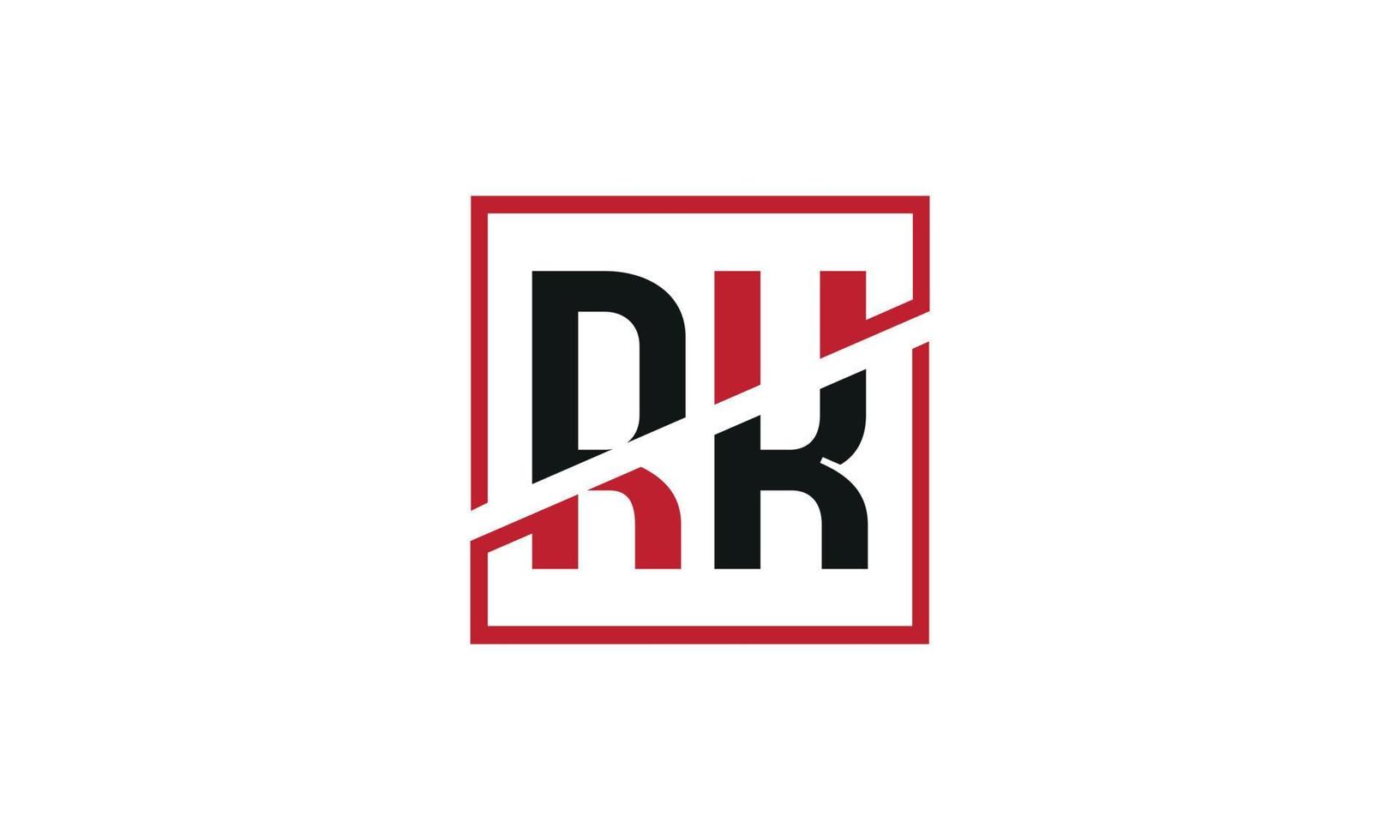 brief rk logo pro vector het dossier pro vector