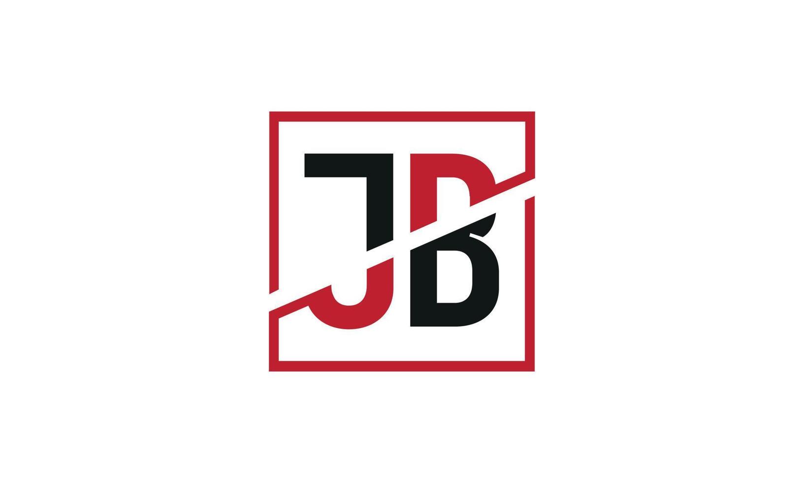brief jb logo pro vector het dossier pro vector