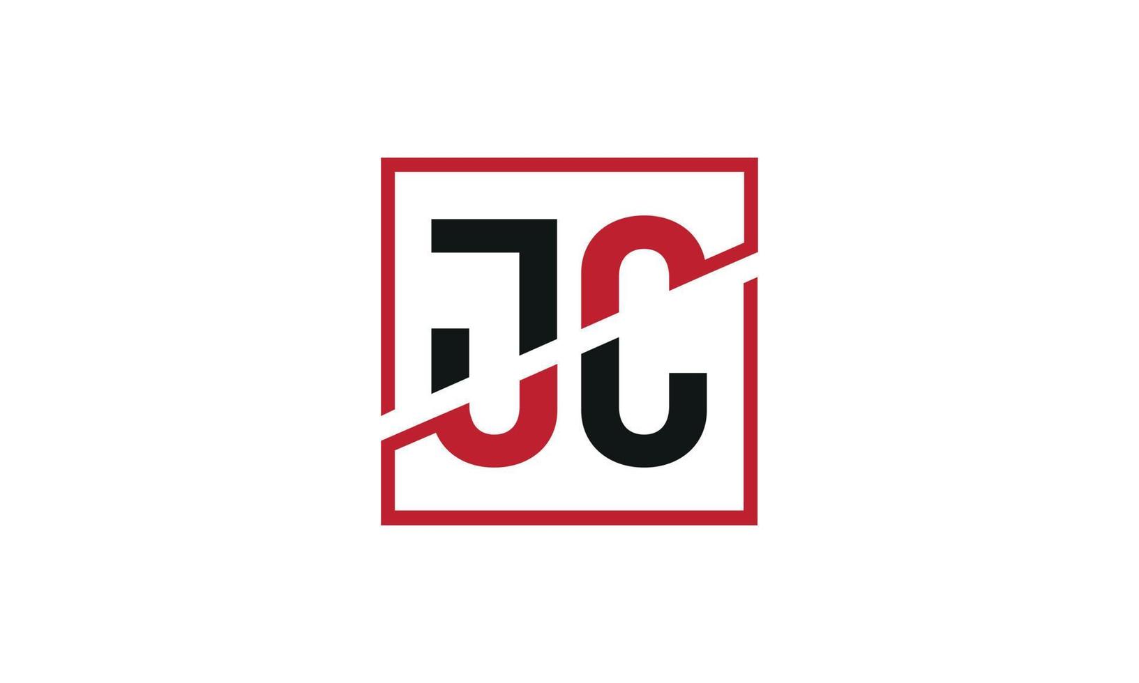 brief jc logo pro vector het dossier pro vector