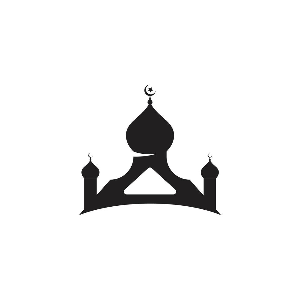 islamitisch logo, moskee vector