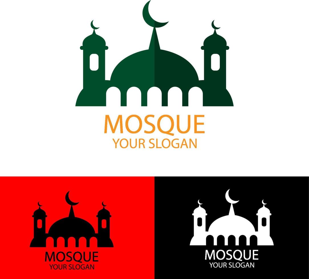 voor moslim en Ramadan logos vector