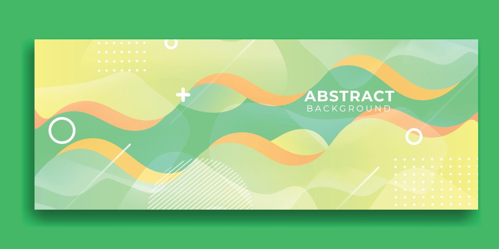 kleurrijk abstract sjabloon banier met helling kleur. ontwerp met vloeistof vorm vector