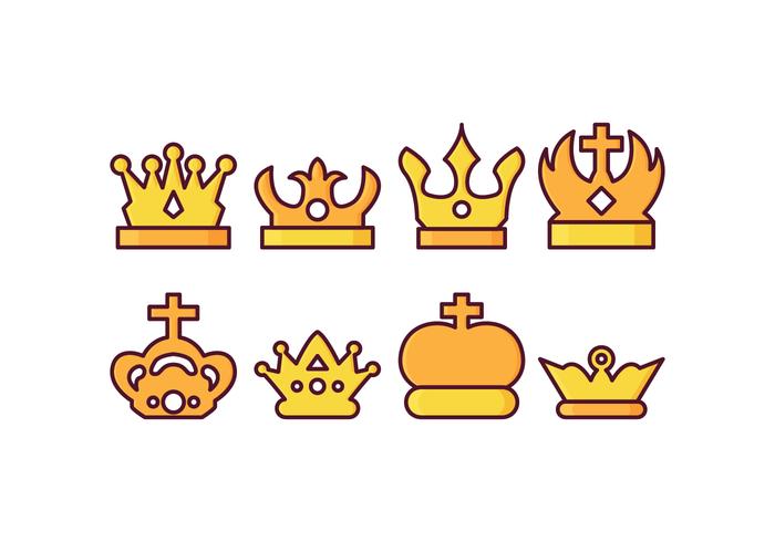 Gratis British Crown Vector Pack