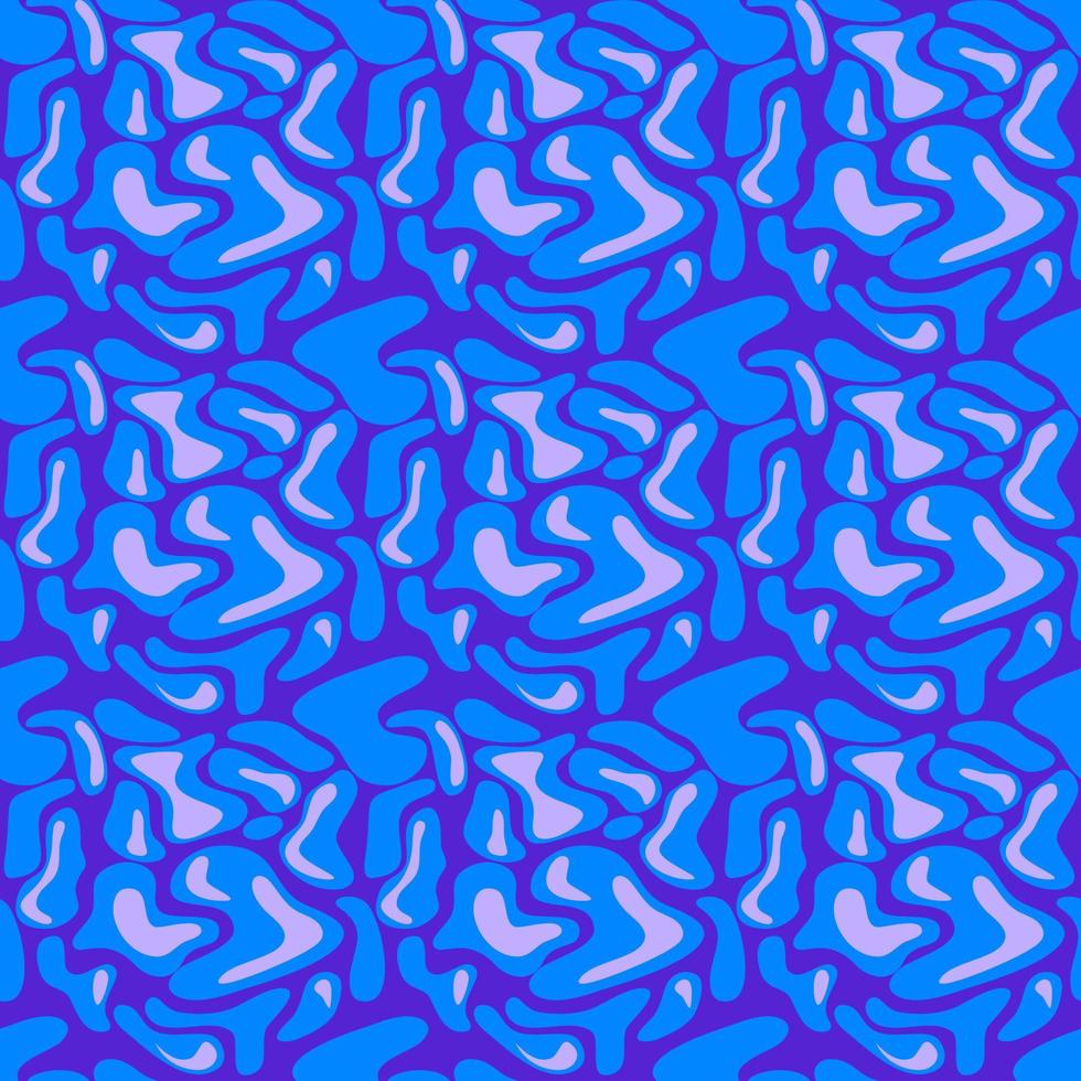 abstract bubbel helder blauw patroon en achtergrond. naadloos patroon. vector