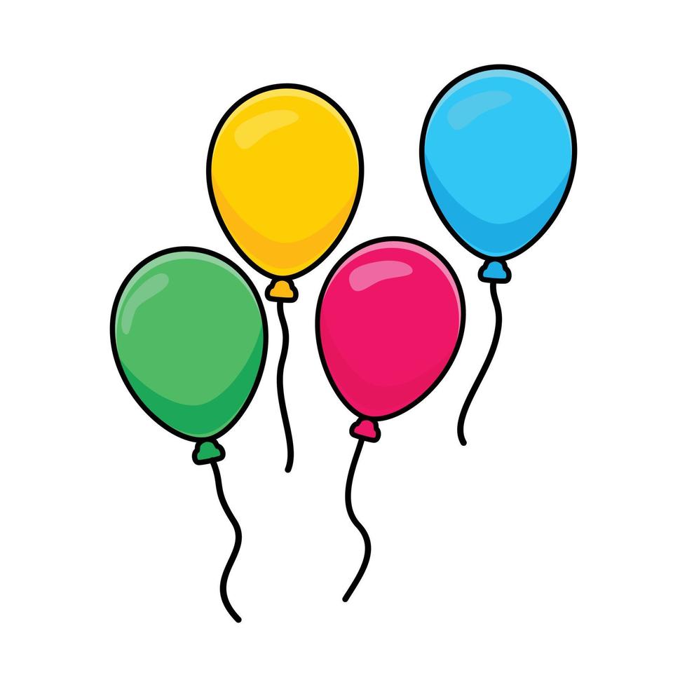 ballon. ballon kleurrijk vector. ballon icoon gemakkelijk teken. ballon icoon vector. flaying ballon. ballon solide icoon vector ontwerp illustratie logo sjabloon.