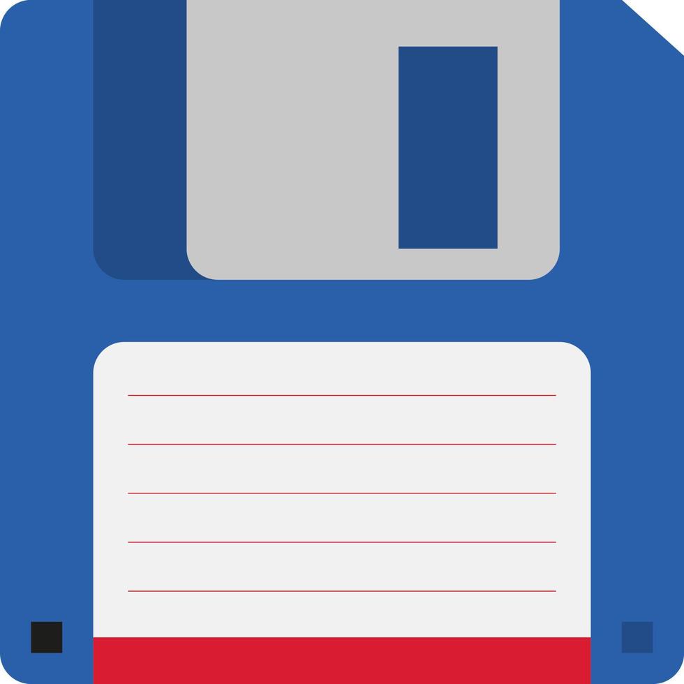 computer floppy en oud 3.5 inch schijf vector