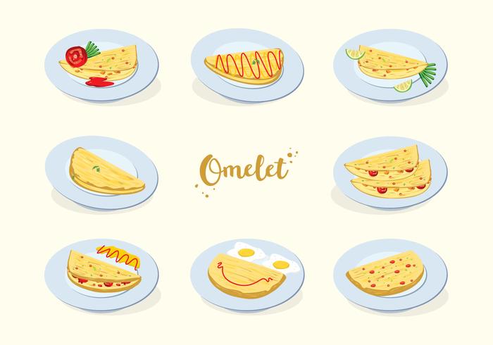 Gratis Omelet Vector