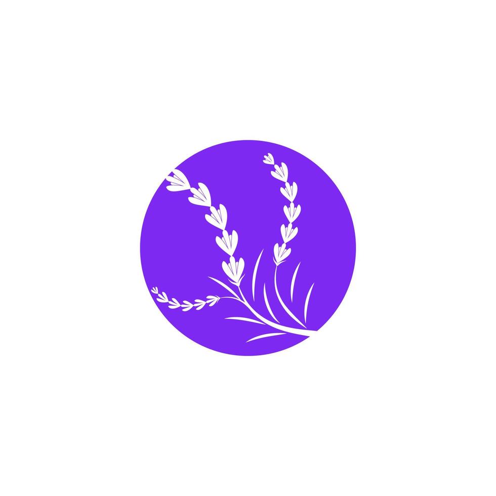 lavendel bloem vector icoon illustratie