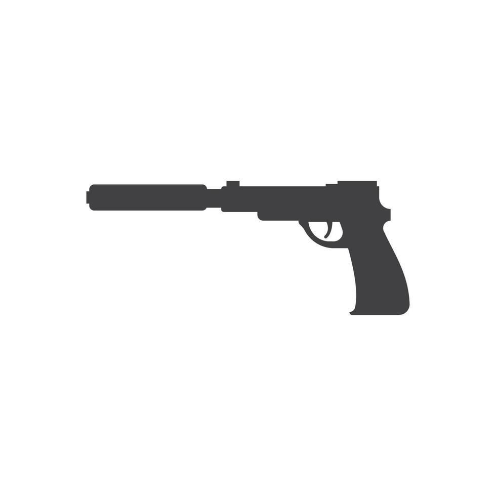 geweer illustratie sjabloon vector icoon