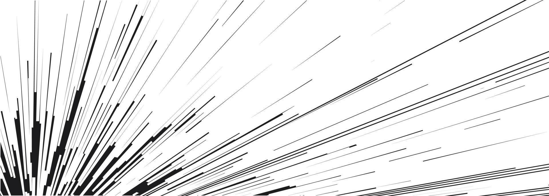 grappig boek snelheid lijnen vector zwart wit kleur