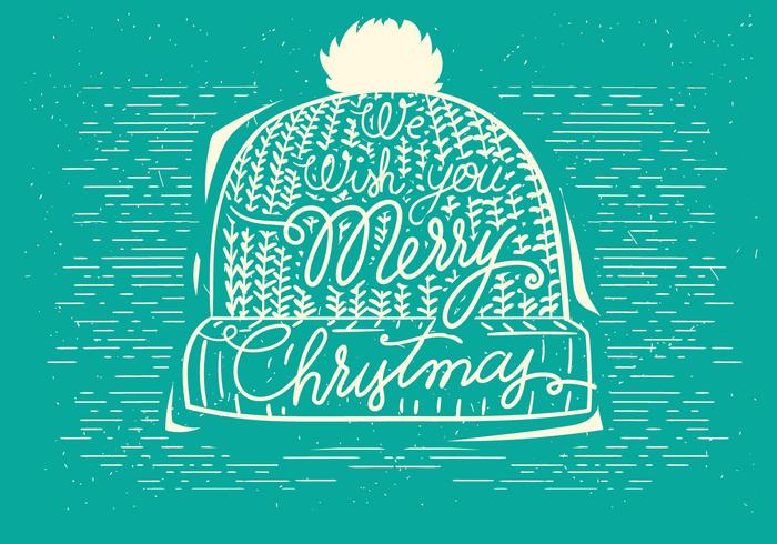 Gratis Kerst Vector Hoed Illustratie