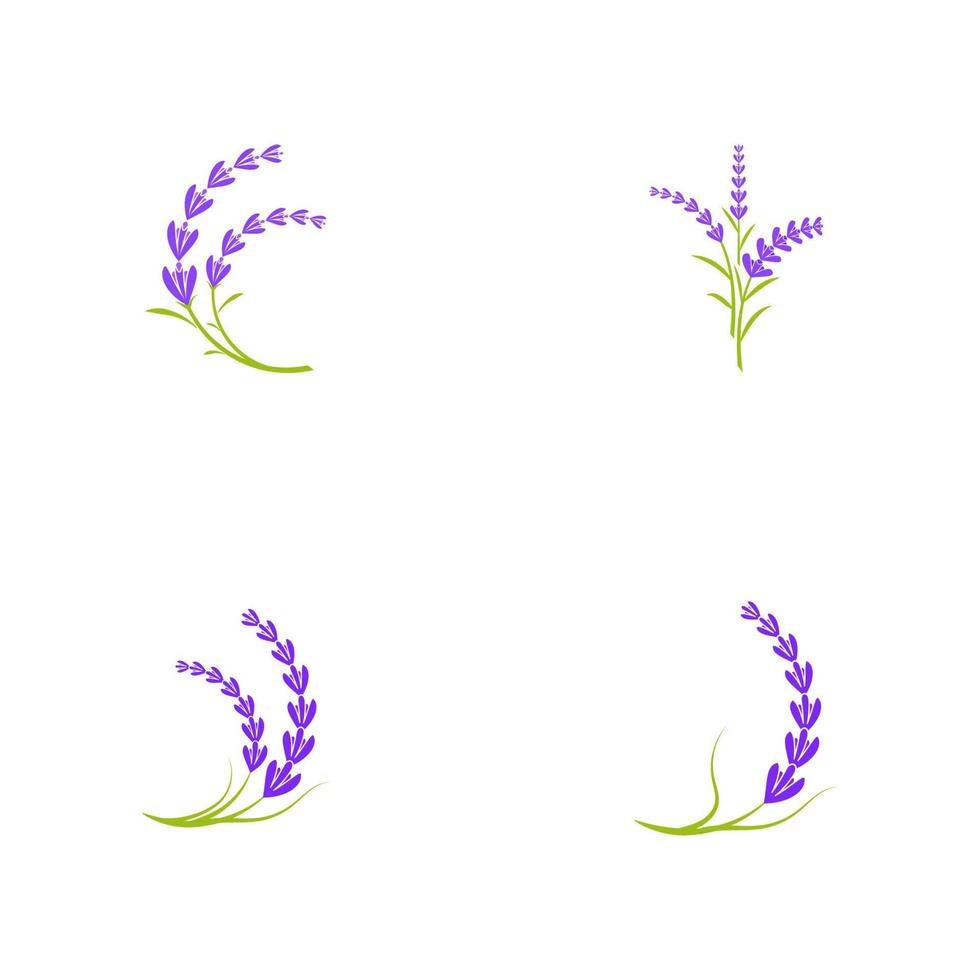 lavendel bloem vector icoon illustratie