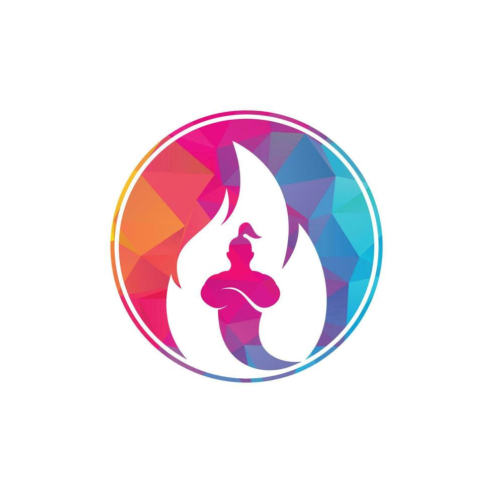 brand geest logo ontwerp sjabloon. vector