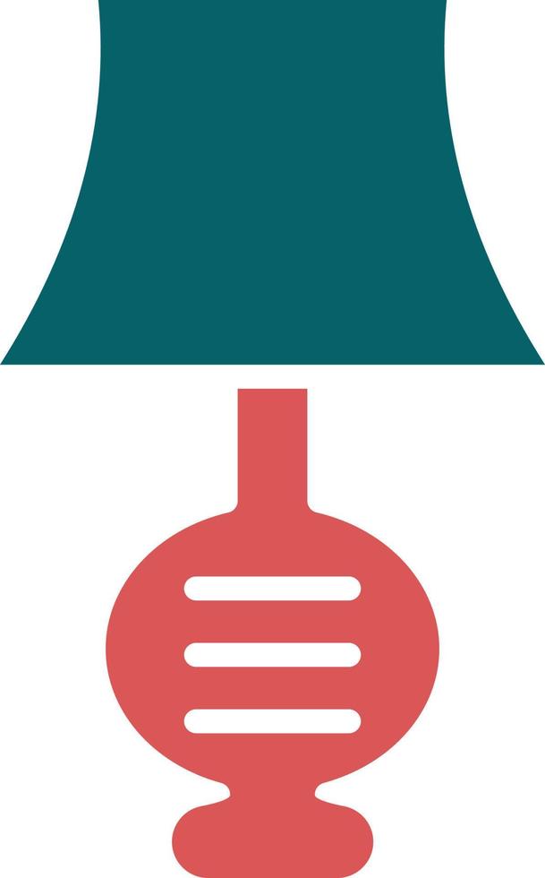 lamp pictogramstijl vector