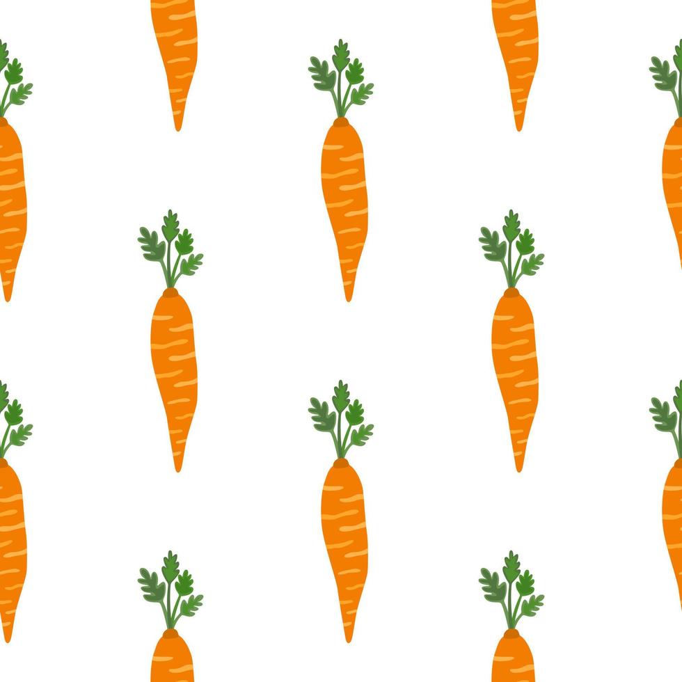 hand- getrokken wortel naadloos patroon. tekening wortels behang. vector