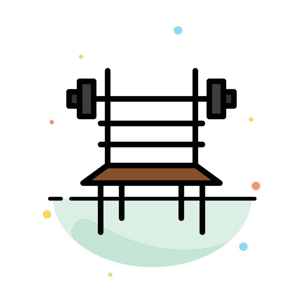 balans halter geschiktheid Sportschool machine abstract vlak kleur icoon sjabloon vector