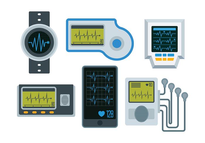 Gratis Flatline Pictogrammen Vector