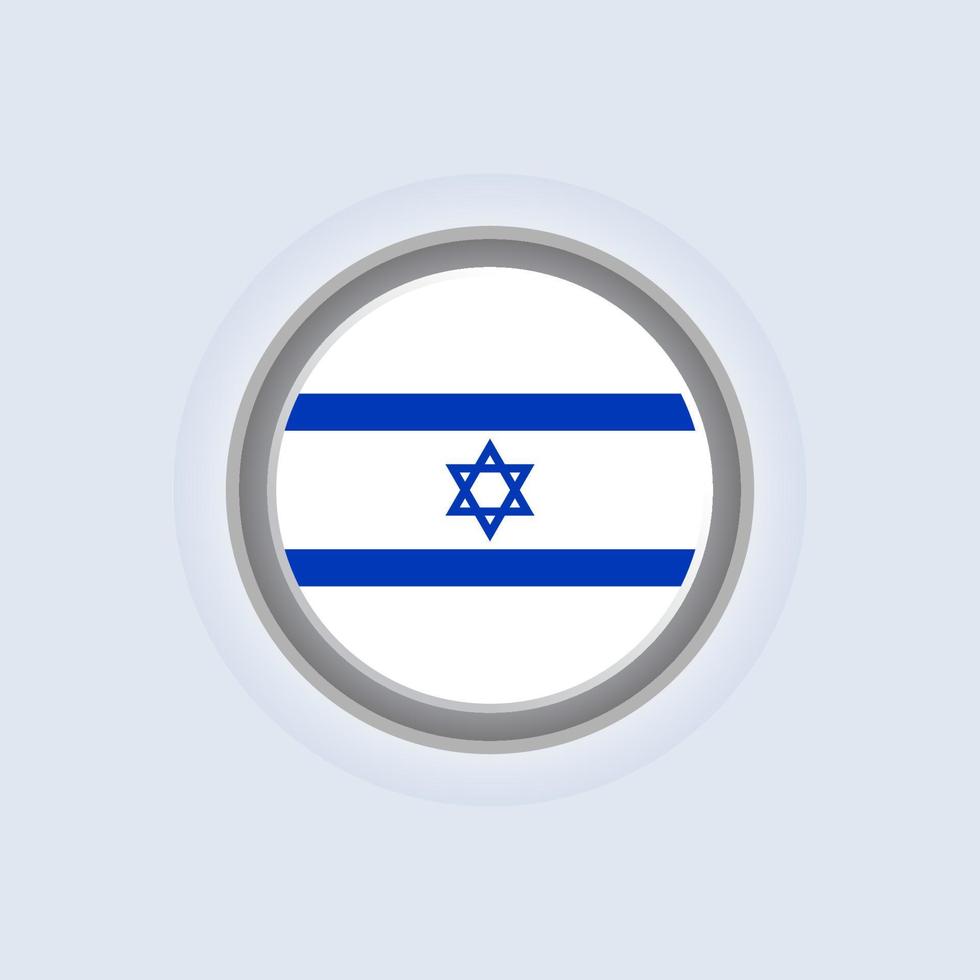 illustratie van Israël vlag sjabloon vector