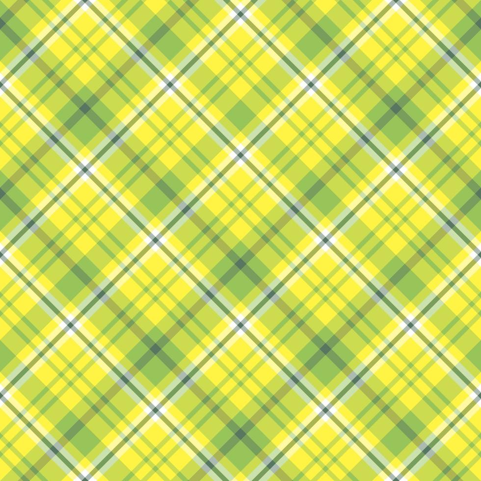 naadloos patroon in interessant helder geel, groen en wit kleuren voor plaid, kleding stof, textiel, kleren, tafelkleed en andere dingen. vector afbeelding. 2