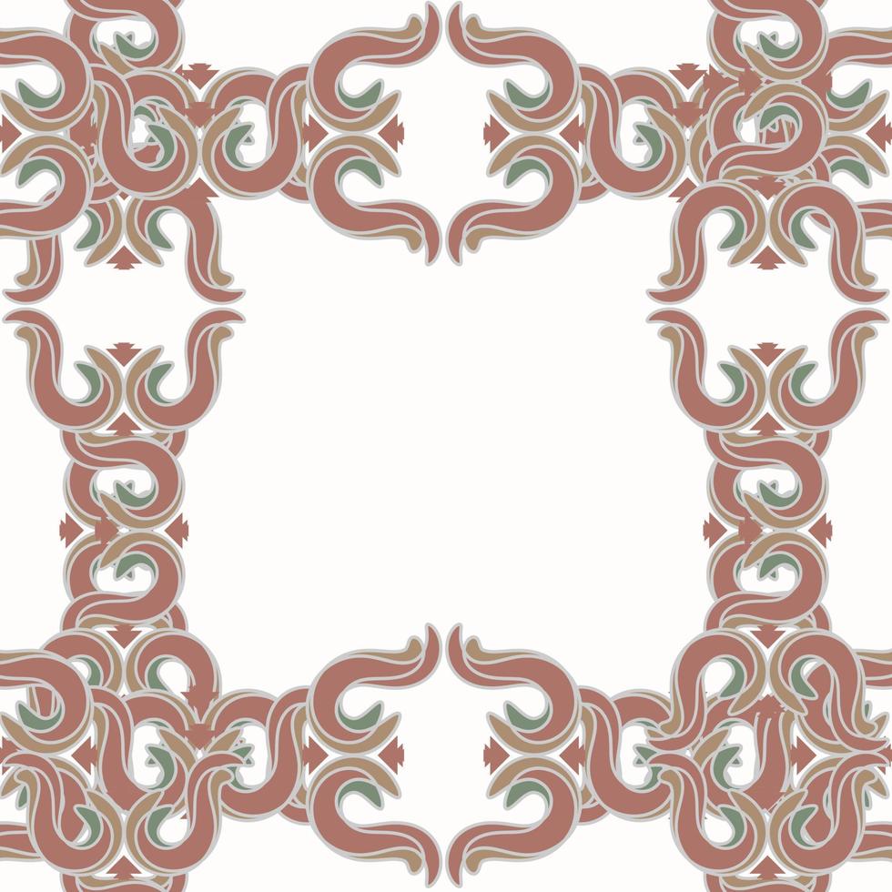 bloem vormig naadloos patroon abstract meetkundig patroon. een naadloos vector achtergrond