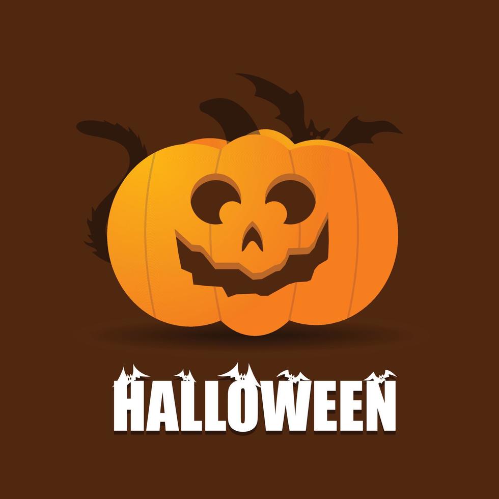 halloween ontwerp met creatief ontwerp vector