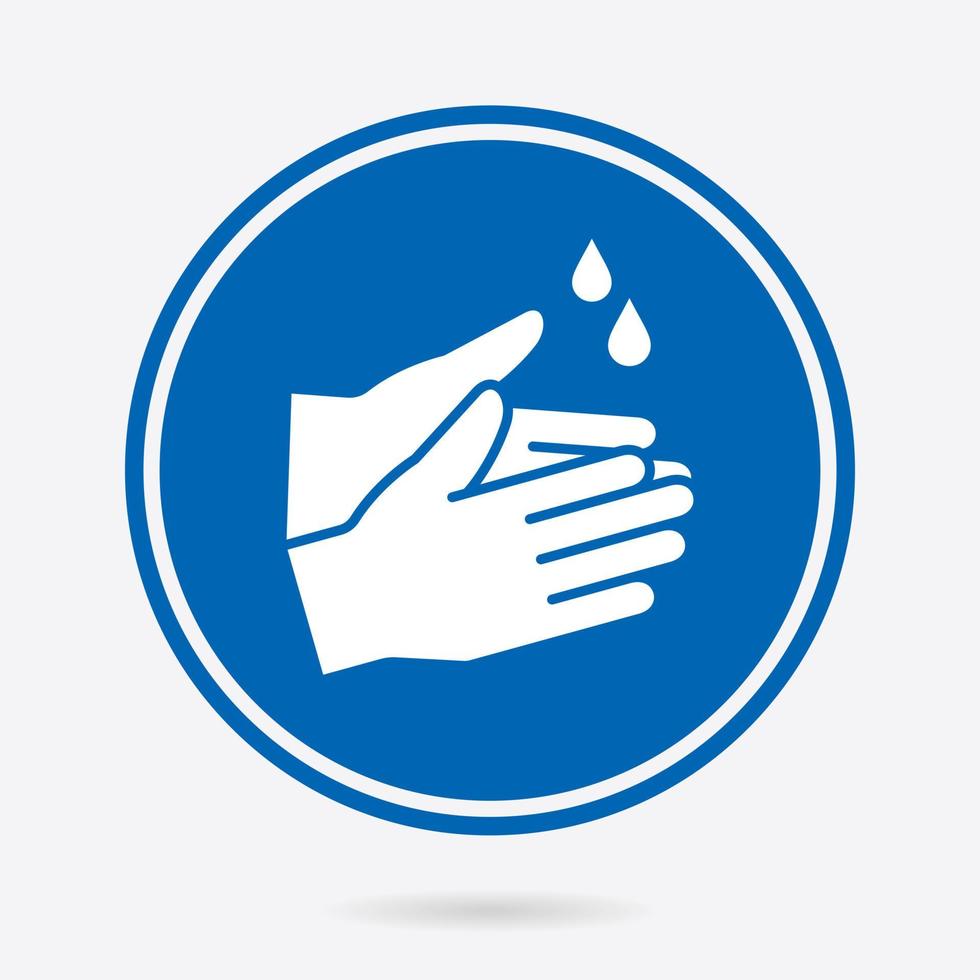 hand- het wassen - vector icoon. illustratie geïsoleerd. gemakkelijk pictogram.